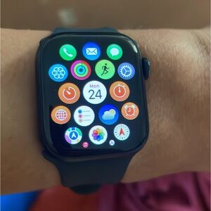 Black Apple Watch series 9 50M